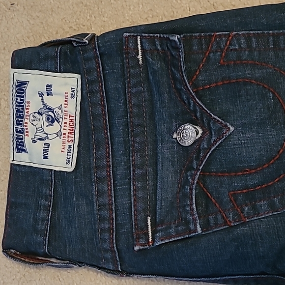 RARE True Religion Red Stitch Bandana - Picture 5 of 10